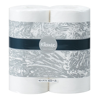 日本製紙クレシアクレシアEFトイレットロール ダブル 52.5m 1セット(64ロール：8ロール×8パック) 日本製 国産 紙クレシアクレシア EFトイレットロール 個包装 ダブル 芯