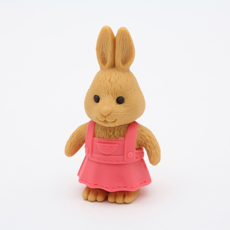 イワコー 消しゴム うさぎスカート ER-BDOU016 1個（ご注文単位10個