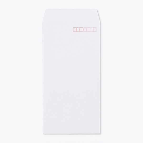 山櫻 封筒　長3　中貼　本ケント100 CoC　〒枠入 00509011 　1000枚/箱（ご注文単位1箱）【直送品】