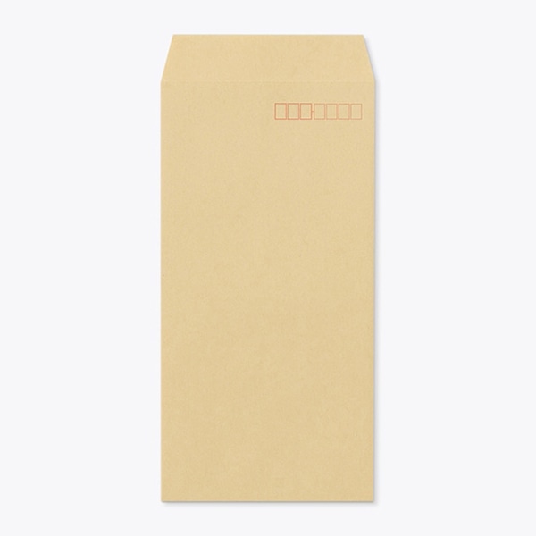 山櫻 封筒　長3　スミ貼　クラフト85 CoC　〒枠入 00513005 　1000枚/箱（ご注文単位1箱）【直送品】