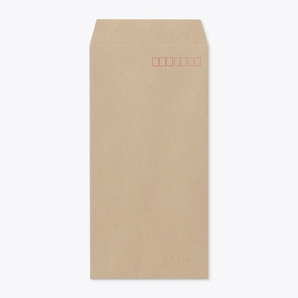 山櫻 封筒　長3　スミ貼　ナチュラルクラフト80 CoC　〒枠入 00513094 　1000枚/箱（ご注文単位1箱）【直送品】