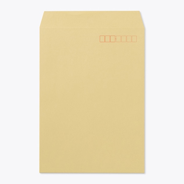 山櫻 封筒　角2　スミ貼　Gクラフト85 CoC　〒枠入 00534010 　500枚/箱（ご注文単位1箱）【直送品】