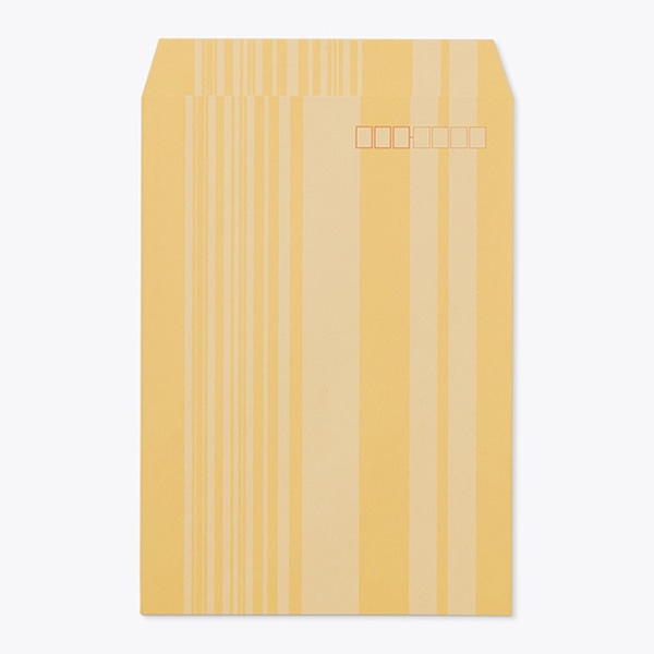 山櫻 封筒　角2　スミ貼　クラフト85　UD CoC　〒枠入 00534303 　500枚/箱（ご注文単位1箱）【直送品】