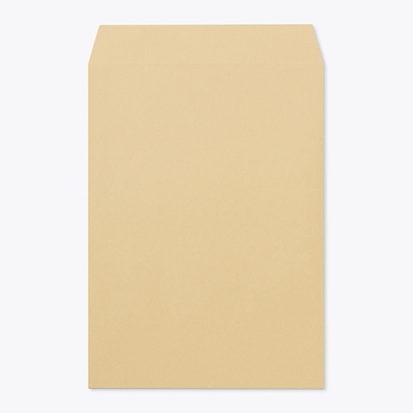 山櫻 封筒　角2　スミ貼　クラフト85　カーボンNT CoC　マーク入　〒枠なし 00534404 　500枚/箱（ご注文単位1箱）【直送品】