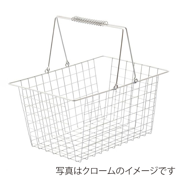 yセレクト かご サギサカ 前カゴ 底デカーゴ シティ・軽快 ワイド ブラック