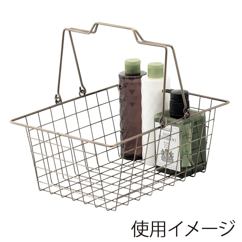ストア・エキスプレス ワイヤーバスケット アンティークゴールド