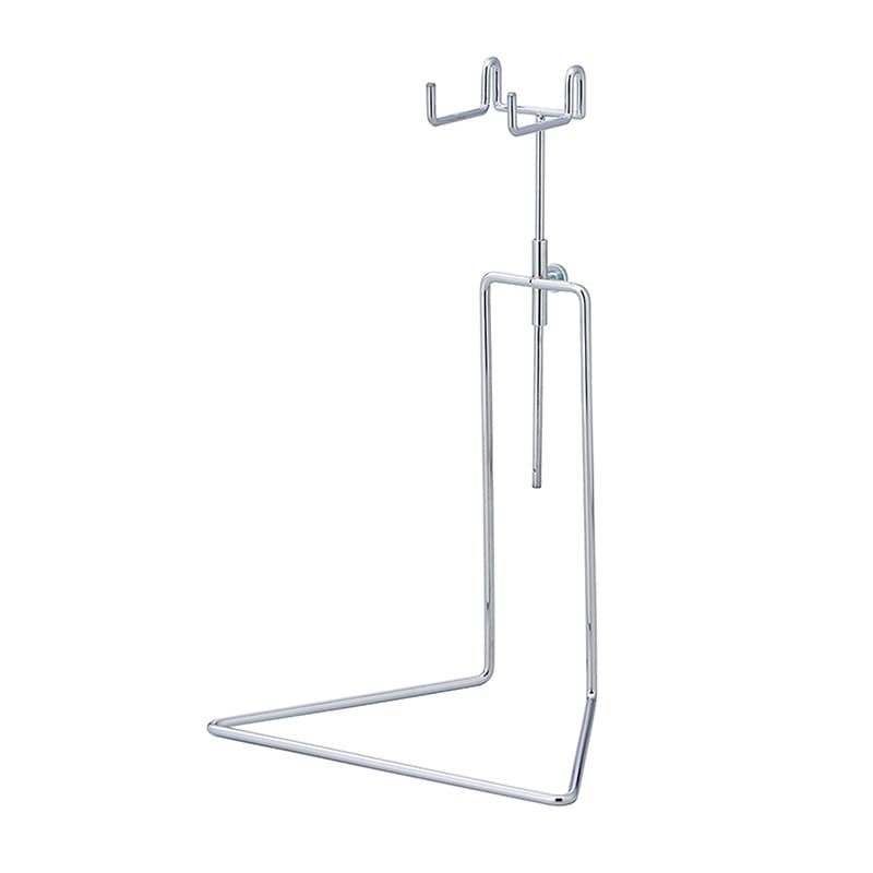 ストア・エキスプレス 低床バッグスタンド フック2本仕様 クローム 61-819-25-1 1セット(ご注文単位1セット)【直送品】