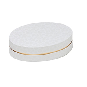 洋菓子箱 パターン オーバルコンビAギフトケース L ナチュラル 34057 1個(ご注文単位30個)【直送品】