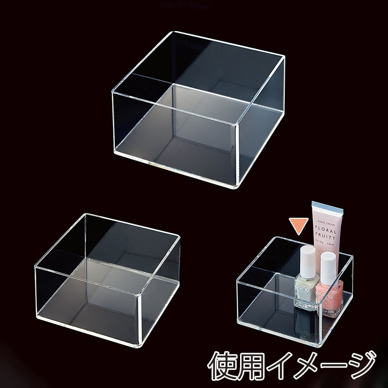 ストア・エキスプレス 透明アクリルトレー 小 61-819-31-1 1個
