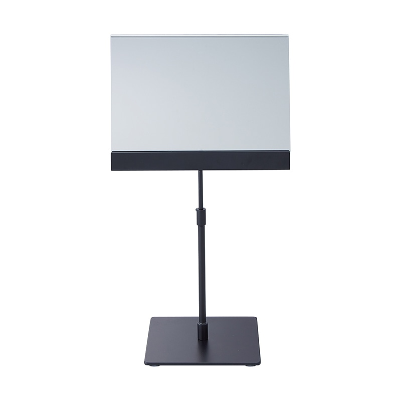 ストア・エキスプレス フレームレス ポップスタンド A5ヨコ ブラック 61-820-2-1 1台(ご注文単位1台)【直送品】