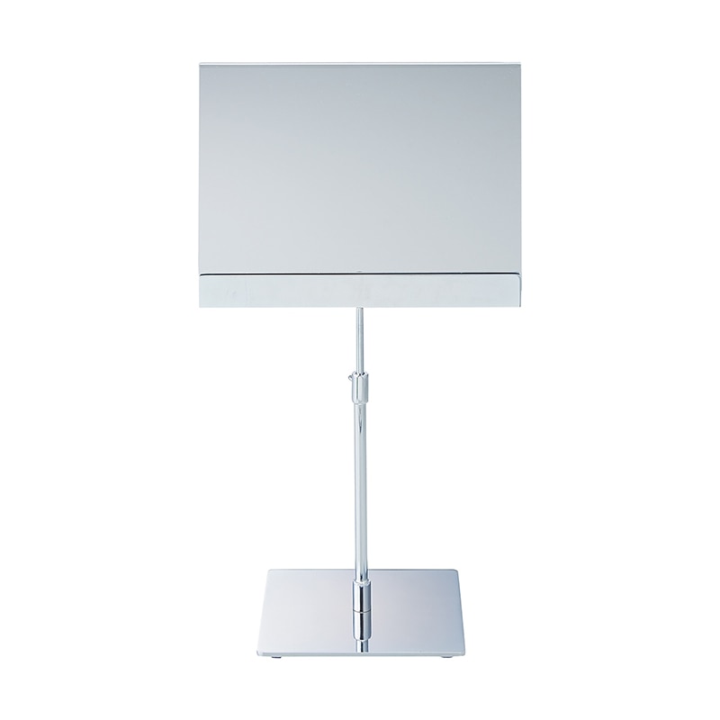 ストア・エキスプレス フレームレス ポップスタンド A5ヨコ クローム 61-820-2-2 1台(ご注文単位1台)【直送品】