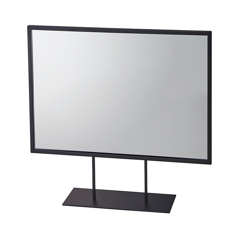 ストア・エキスプレス スチール製ポップスタンド 両面仕様 A3ヨコ ブラック 61-820-4-1 1台(ご注文単位1台)【直送品】