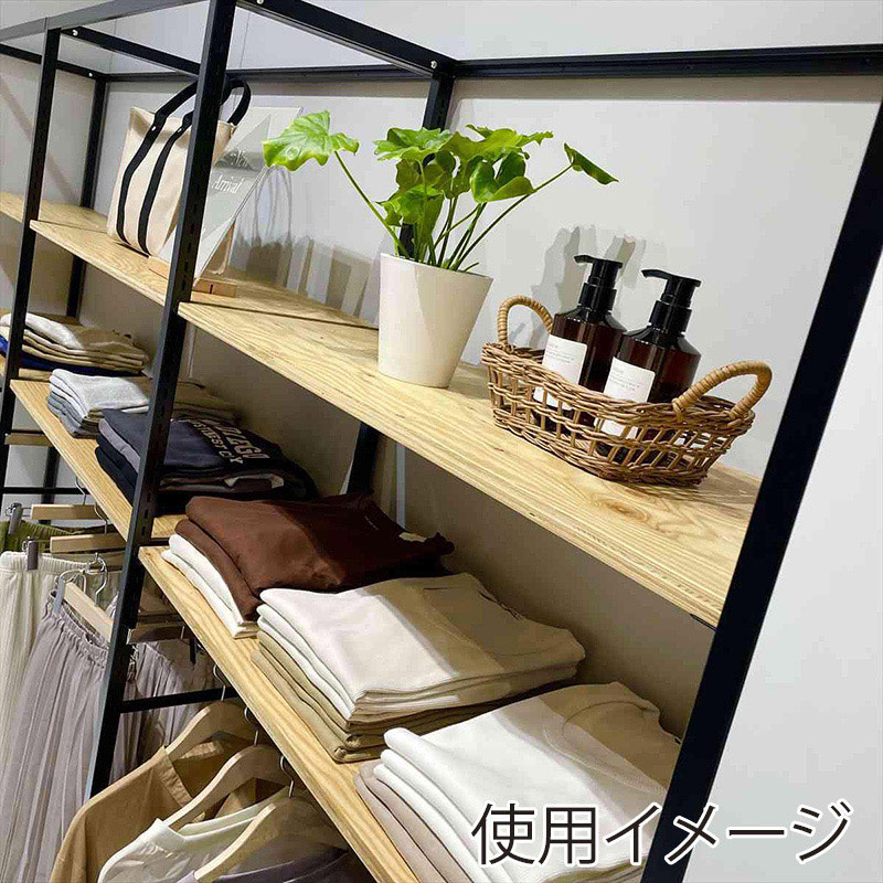 什器セットB(ブラウン) シリーズ什器「ラテラル・ロコ」用 角バーセット ストア