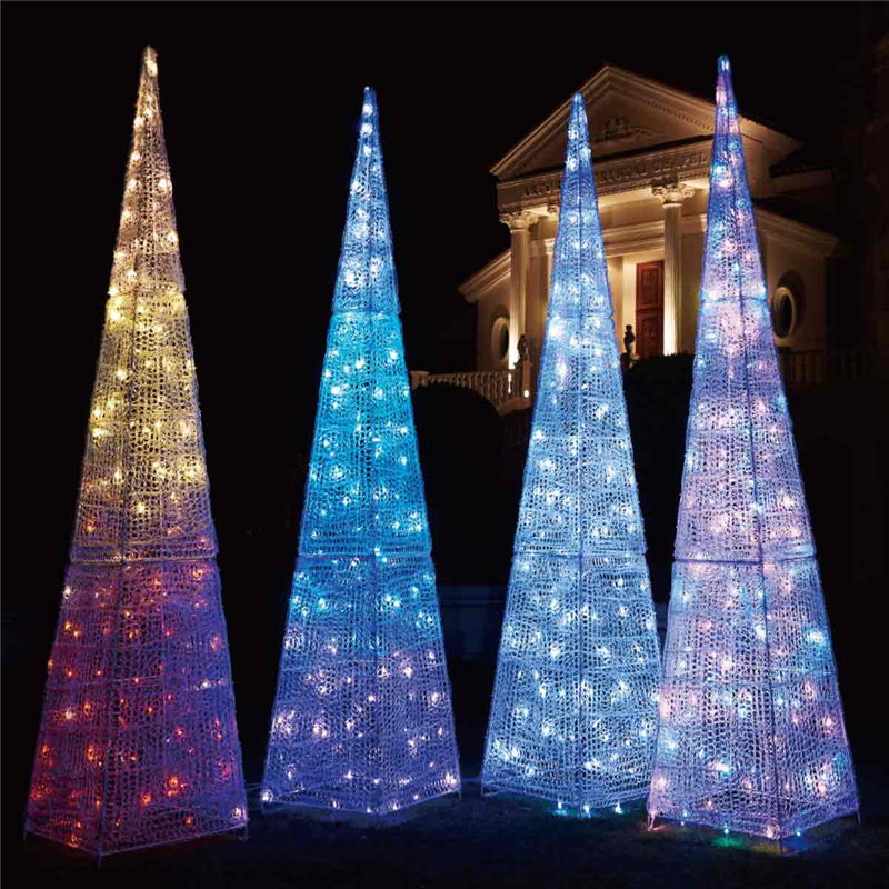 ストア・エキスプレス 48-70-3-3 LEDビッグクリスタルツリー オレンジグラデーション 1台(ご注文単位1台)【直送品】