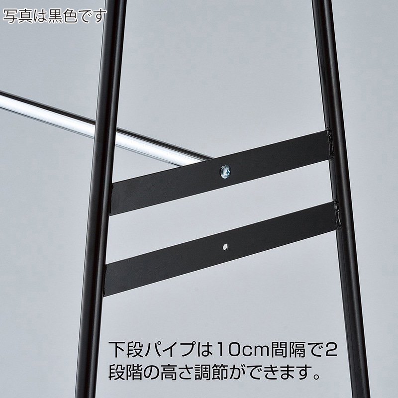 ストア・エキスプレス Zハンガーラック 2段 強化タイプ ホワイト