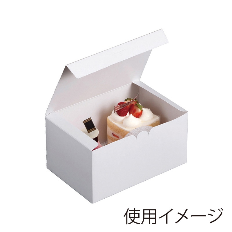 ヤマニパッケージ 白のワンタッチサービス箱 #7 20-8 50枚/パック（ご