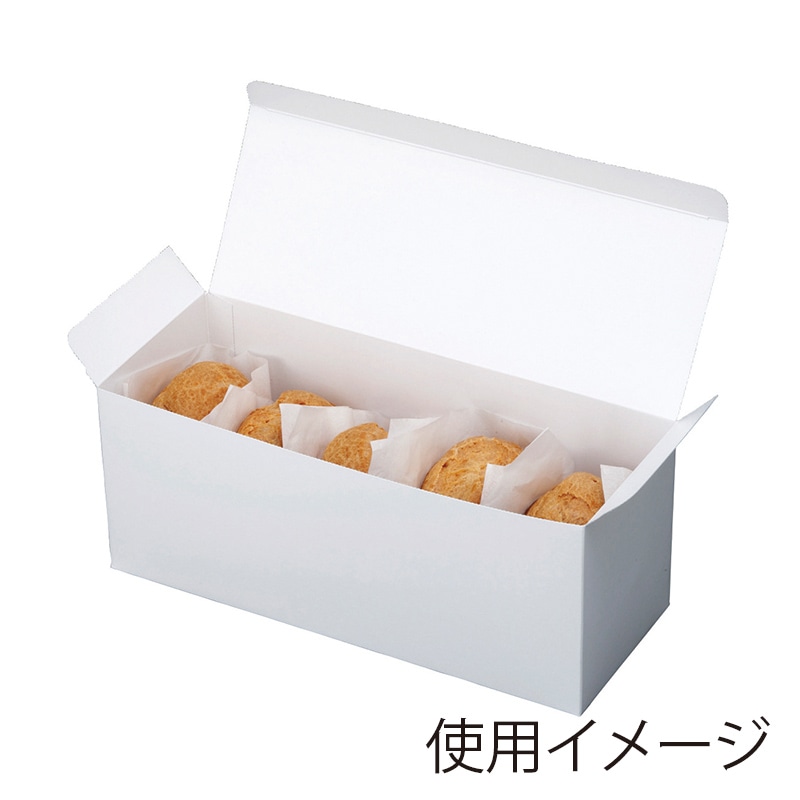 箱 ドーナツホワイト H-24-2 25枚/袋 004661248 包装用品・店舗
