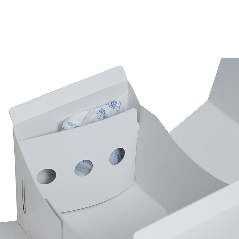 在庫処分 保冷剤スペース付きケーキ箱 5寸189x186x150mm 100枚