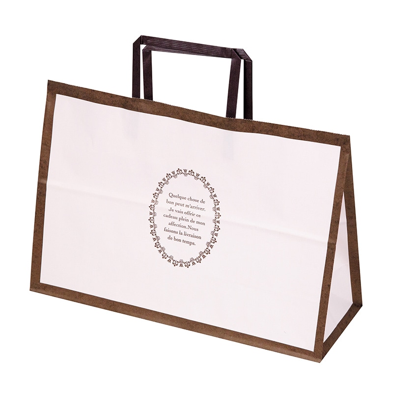 パックタケヤマ 手抜き角底袋 イーグリップ S XZT52014 白無地 50枚/袋