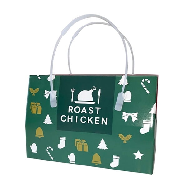 ローストチキン箱 クリスマス R-5-6 10枚/束(ご注文単位6束)【直送品】