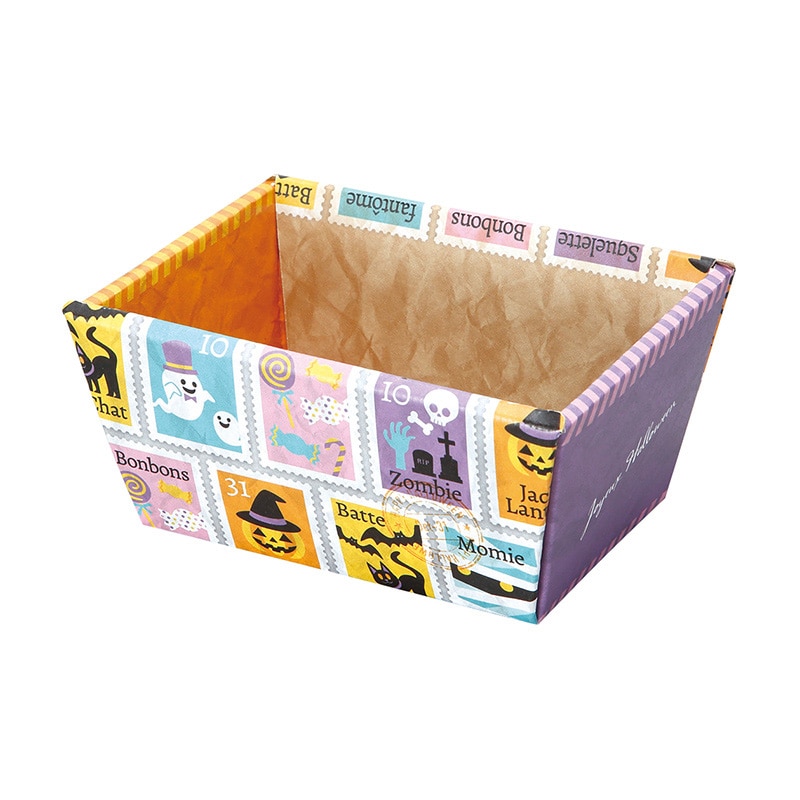 ヤマニパッケージ ハロウィンバスケット タンブル S ラッピング袋付 20-1940A 100セット/箱(ご注文単位1箱)【直送品】