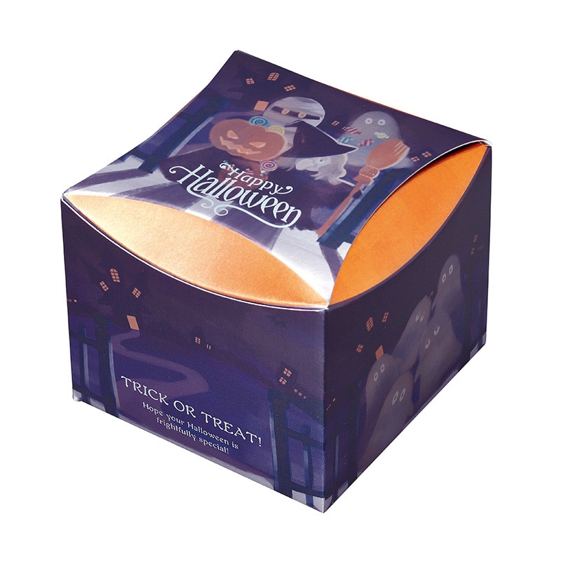 ヤマニパッケージ ギフトボックス ハロウィンパーティー キュービック 20-2085 100枚/箱(ご注文単位1箱)【直送品】