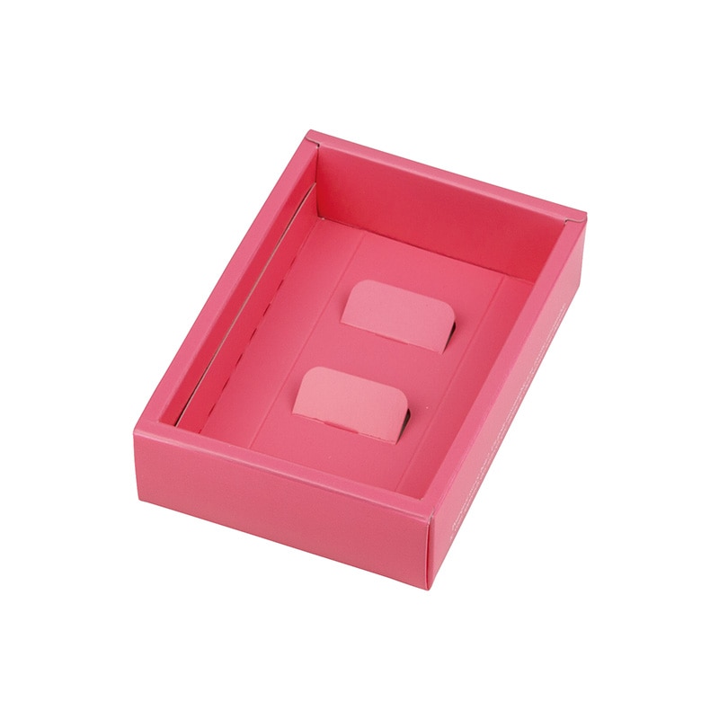 ヤマニパッケージ 洋菓子箱 クレールBOX ミニ ピンク 20-2158