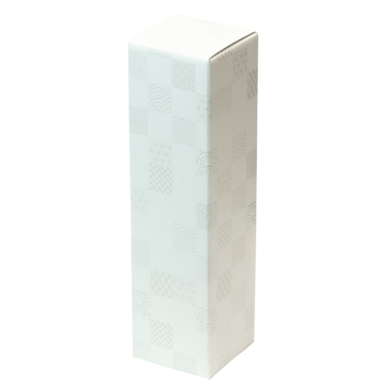 ヤマニパッケージ 720ml細瓶1本用箱 ichimatsu 白 K-1623 100枚/束(ご注文単位1束)【直送品】