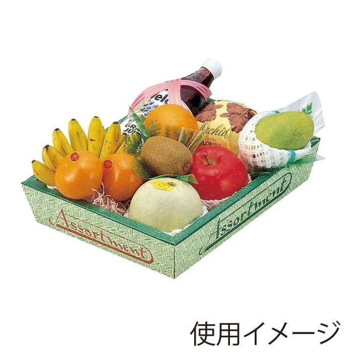 サービス箱 竹柄 中 L-18A 10枚/束(ご注文単位10束)【直送品】