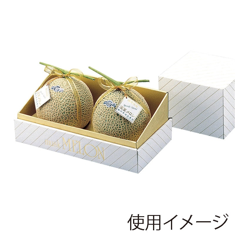 飾り箱 金台紙メロン 2ヶ入 L-74 30枚/束(ご注文単位1束)【直送品】