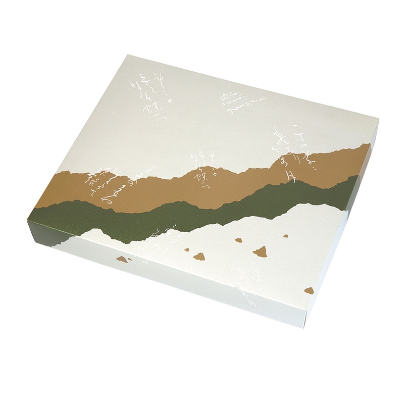 ヤマニパッケージ 和菓子箱 春夏秋冬 トレーなし 30ヶ入 19-41 100個/束(ご注文単位1束)【直送品】