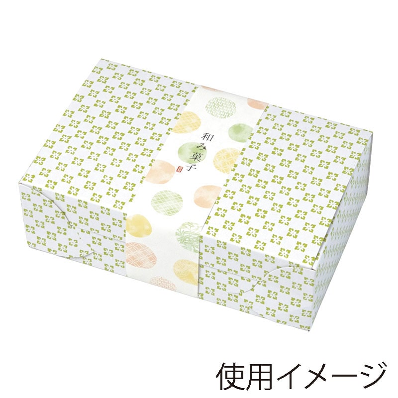 ヤマニパッケージ 和菓子箱 花の詩 6ヶ入 19-156 100個/束(ご注文単位6束)【直送品】