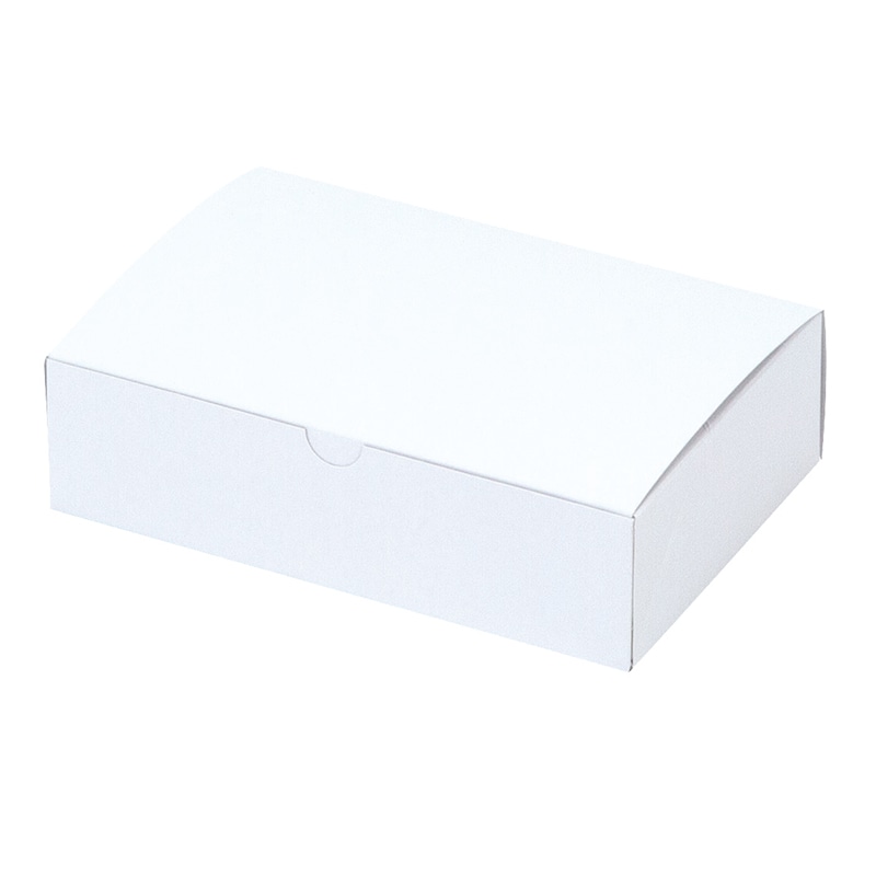 ヤマニパッケージ 和菓子箱 大福 トレーなし 6ヶ入 白 19-179 100個/束(ご注文単位4束)【直送品】