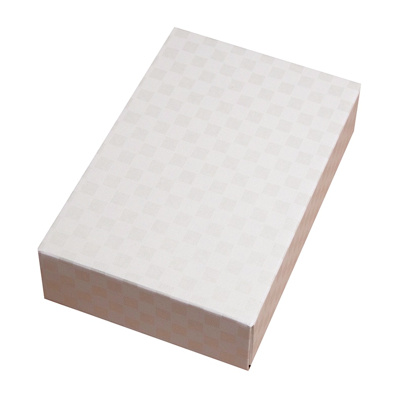 ヤマニパッケージ 和菓子箱 白ルミア 6個箱 19-300 25個/束(ご注文単位8束)【直送品】