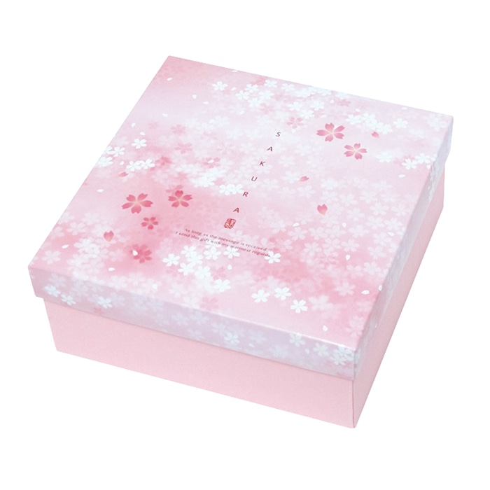 ヤマニパッケージ 和菓子箱 季節の贈り物 春 19-480 50個/束(ご注文単位2束)【直送品】