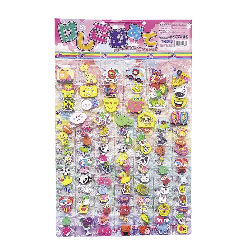 当てくじ バラエティ消しゴム大当て 84707 1パック（ご注文単位1パック