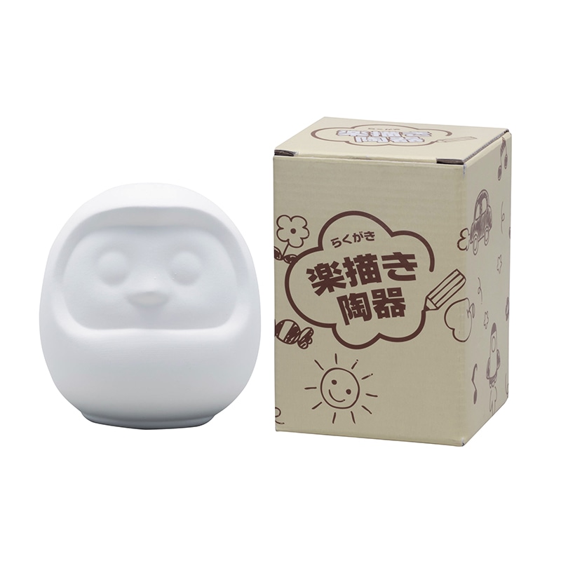 らくがき貯金箱 だるま 10入 01503 1パック(ご注文単位1パック)【直送品】