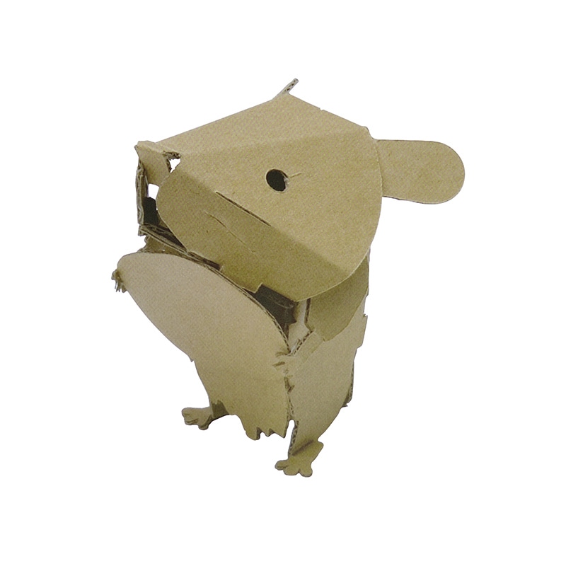 ダンボール工作 昆虫小動物シリーズ ハムスター 10入 91825 1パック(ご注文単位1パック)【直送品】