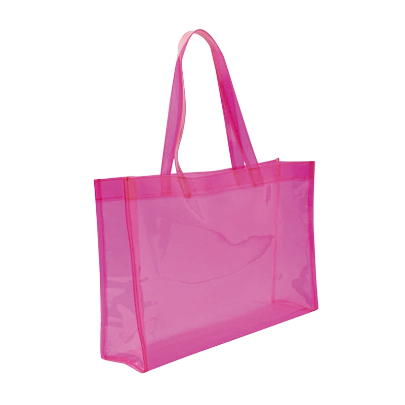 敷島産業 手提げ PVCバッグ イエロー 40422 10枚/袋（ご注文単位10袋