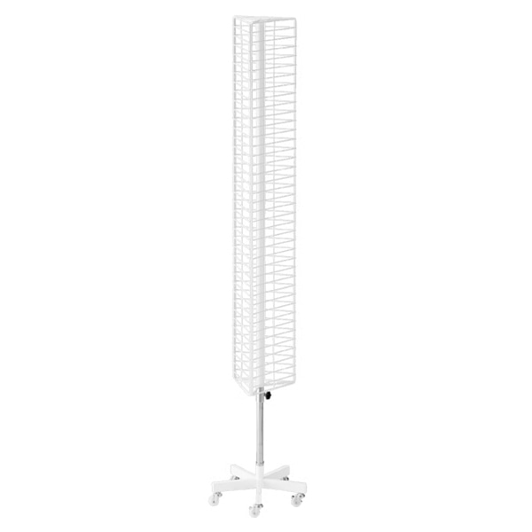 4面 回転ネットディスプレー 白 回転ネットディスプレイ 4面 白