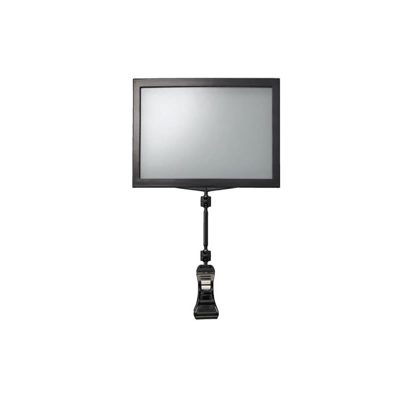 ストア・エキスプレス 樹脂製フレームクリップ A6ヨコ 61-554-17-1 ブラック 5個/1セット(ご注文単位1セット)【直送品】