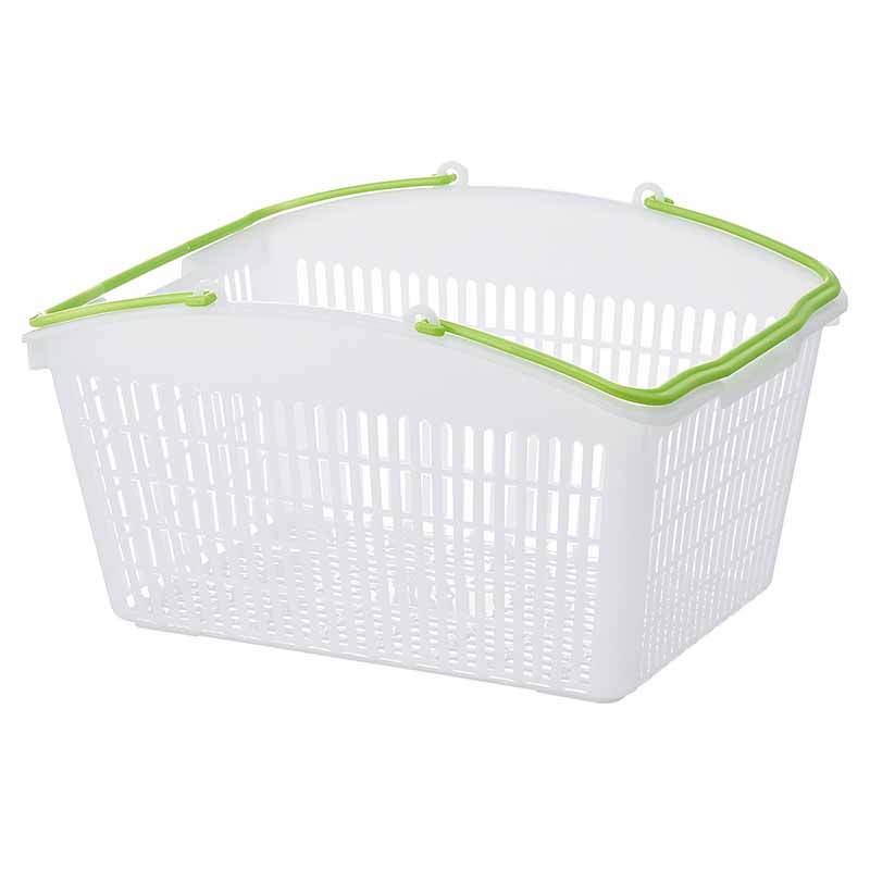 ストア・エキスプレス 山型買物カゴ 16リットル ナチュラルグレー 61