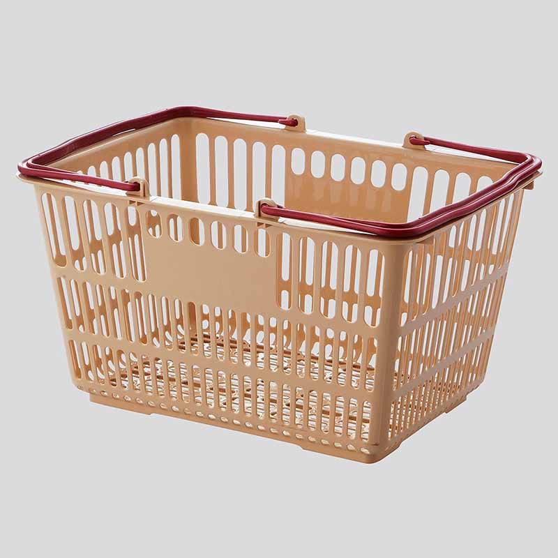 江南目白カゴ ストア・エキスプレス 買物カゴ 18リットル スケルトンアルミハンドル