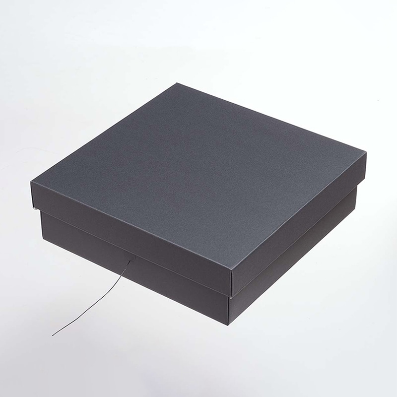 ヨシザワ 弁当容器 蒸熱BOX 大名膳 80－80B 黒 KIT2タイプ 30個