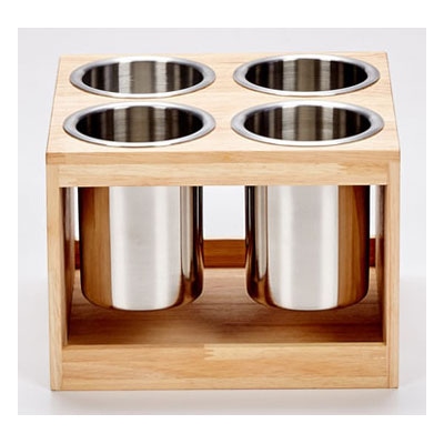 BMターゲット カフェグッズ ウッドキューブミニ 4口 Cuffy-W962 1台(ご注文単位1台)【直送品】