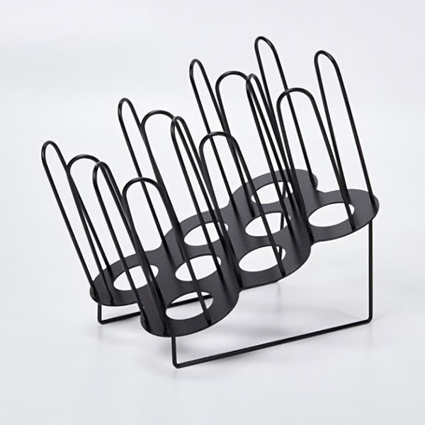 BMターゲット カフェグッズ アイアンカップ&リッドディスペンサー 6口 ブラック Cuffy-I1115 1台(ご注文単位1台)【直送品】