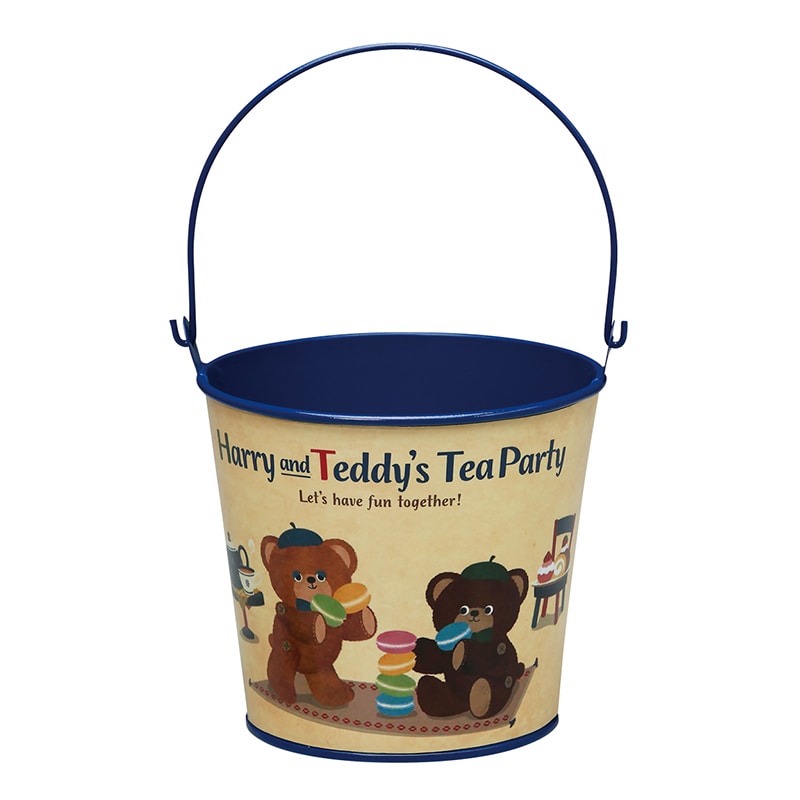 CA-GO(石渡) ブリキバケツ アフタヌーンティ 129576 1個(ご注文単位6個)【直送品】