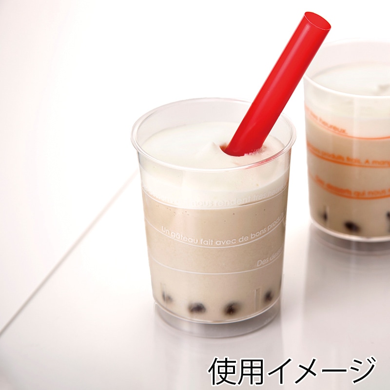 フォーション タピオカストロー 12φ×120 レッド 650本/束（ご