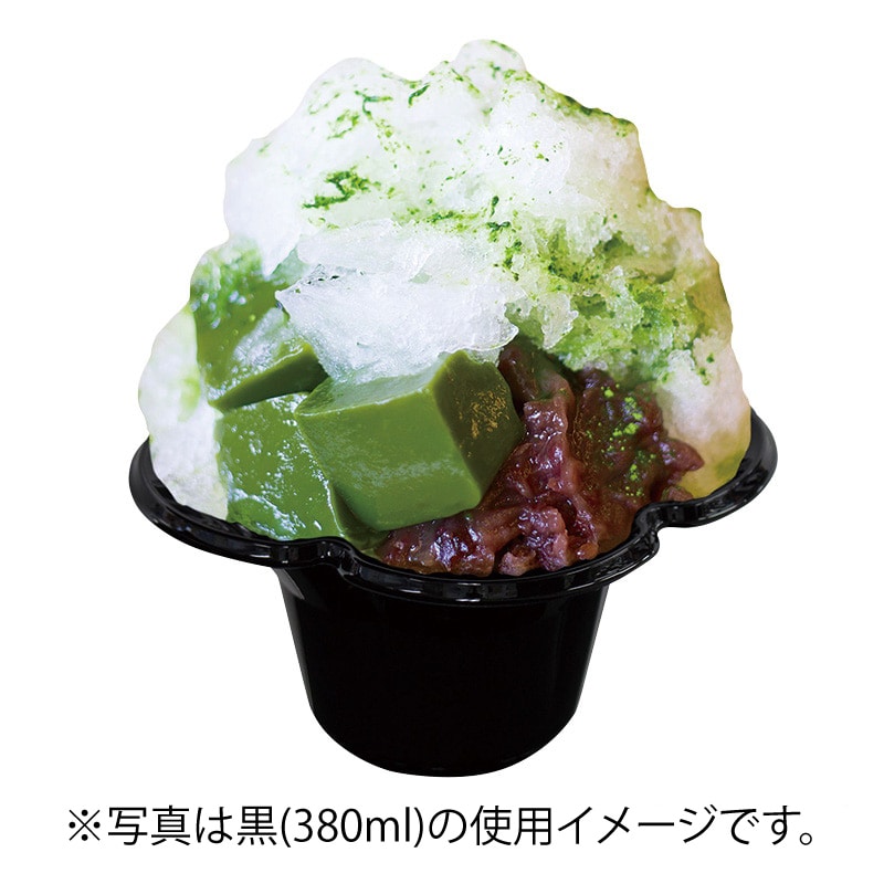 サンナップ ミニフルールカップ かき氷容器 380ml クリア 80個