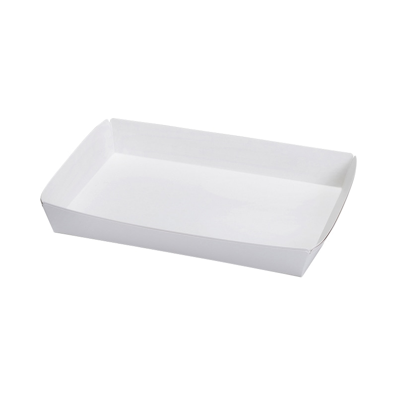 武蔵野産業 紙トレー MS-19 無地 100枚/袋（ご注文単位6袋）【直送品